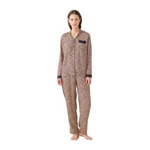 Pigiama donna estivo in viscosa articolo animalier. Noidinotte