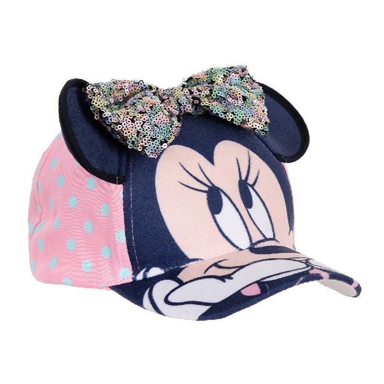 Cappellino Minnie con Fiocco Rosa Lei Disney Rosa