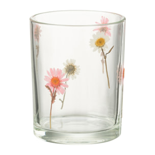 J-Line photophore Peggy - verre - transparent - large