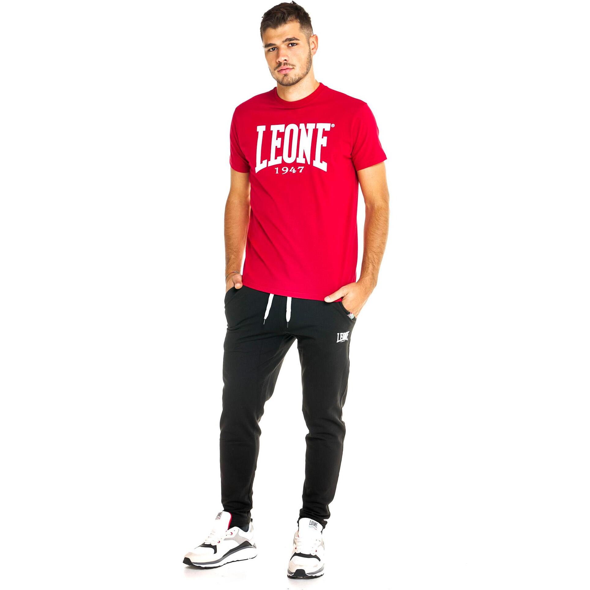 Camiseta de hombre Leone Basic de algodón de manga corta