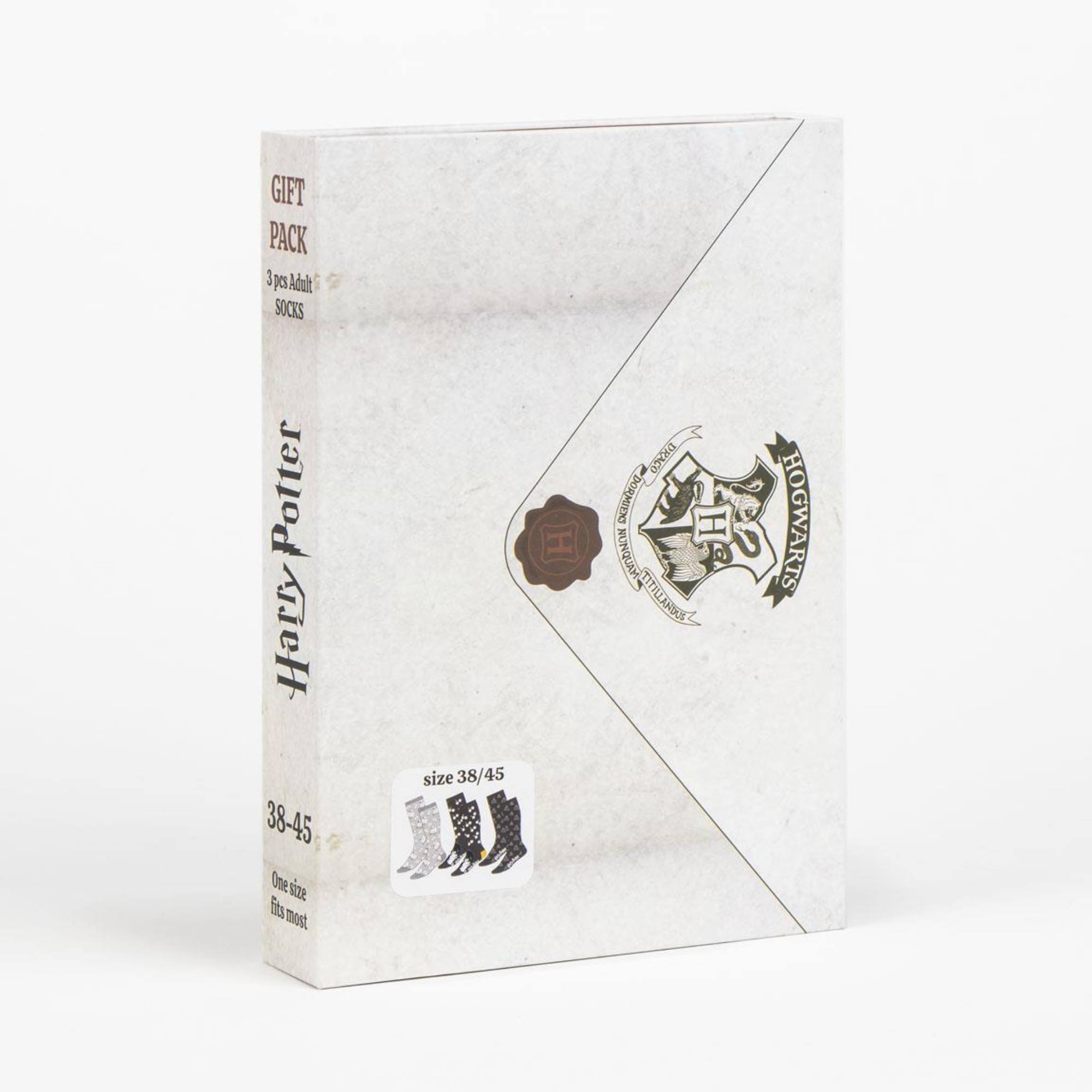 Pack de 3 calcetines diseño harry potter