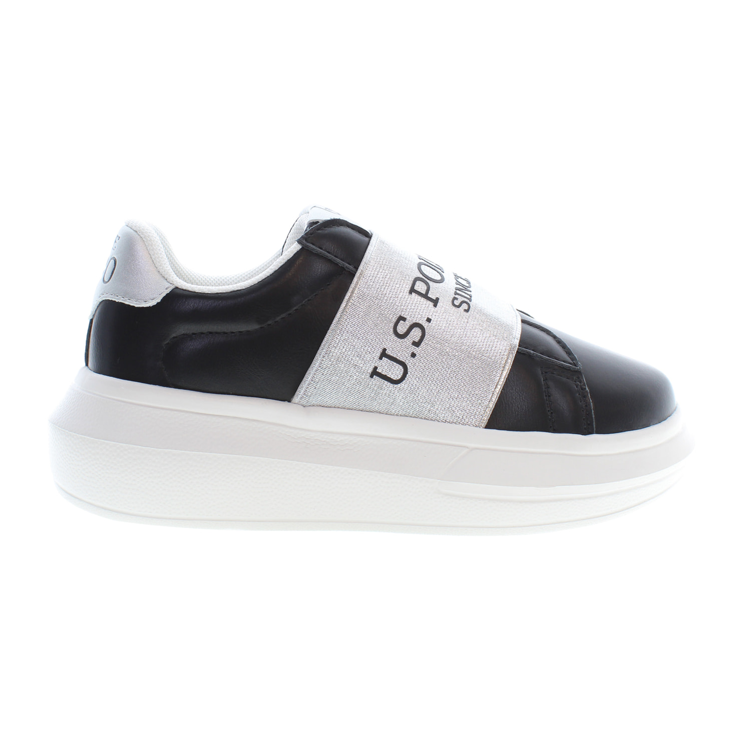 Sneakers U.S. Polo Assn Black Silver