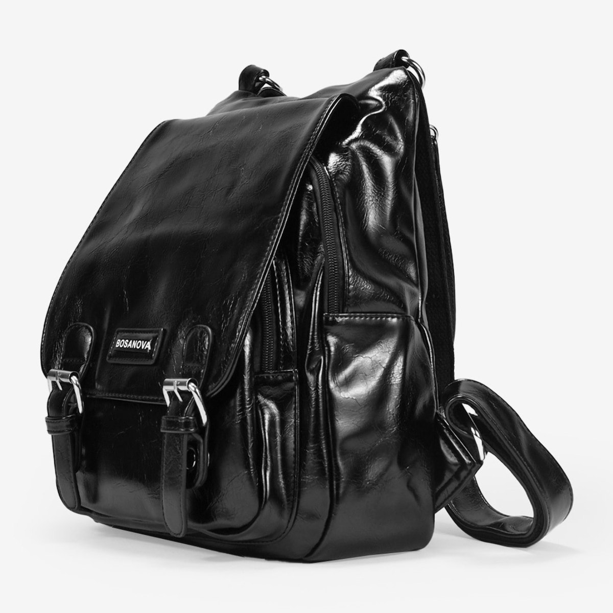 Mochila negra vintage