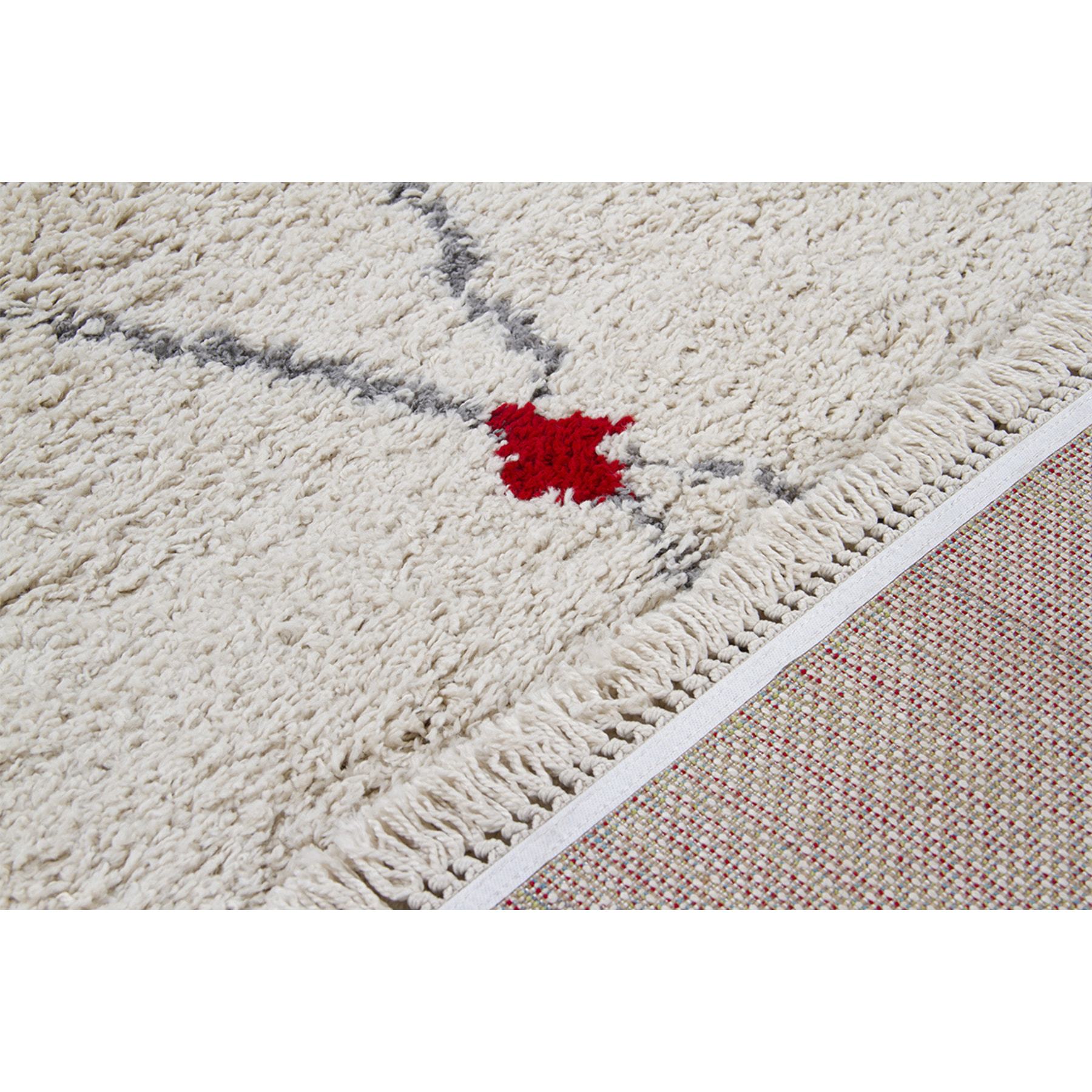 Tapis rectangulaire à motifs losanges 60 x 120 cm LIO