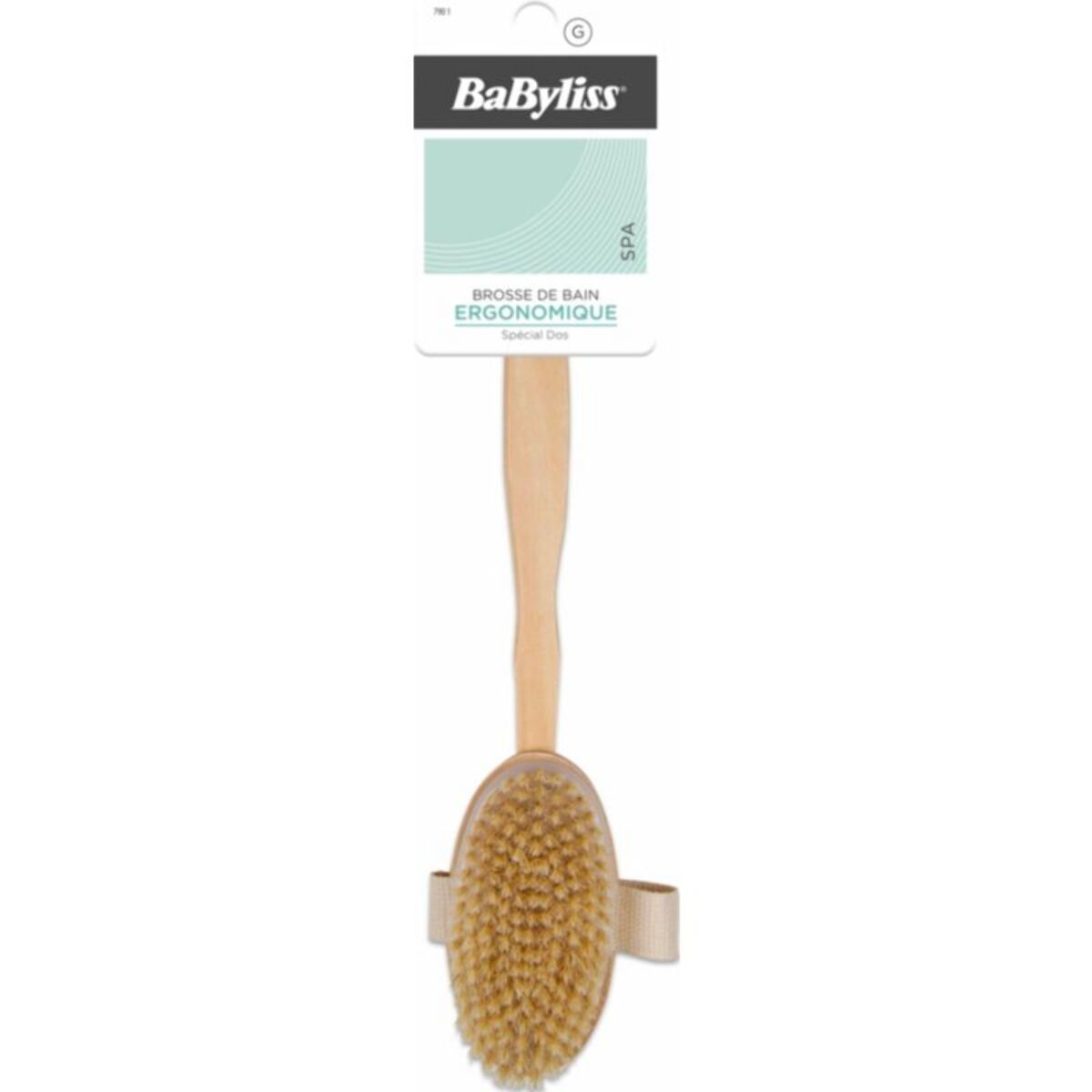 Brosse BABYLISS DE BAINS EN BOIS