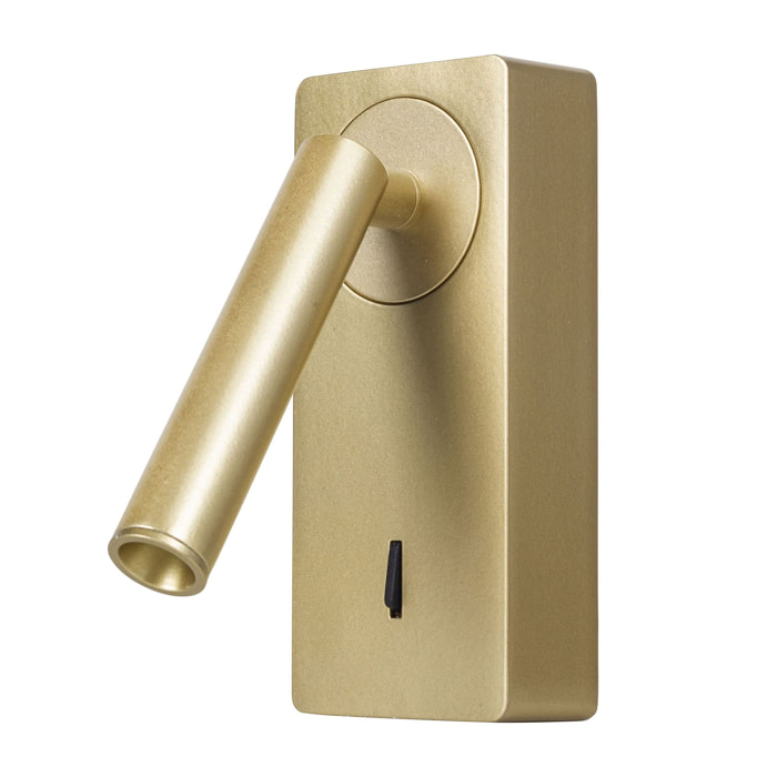 FORLIGHT Colo luz de lectura en color oro con luz blanco cálido 3000K