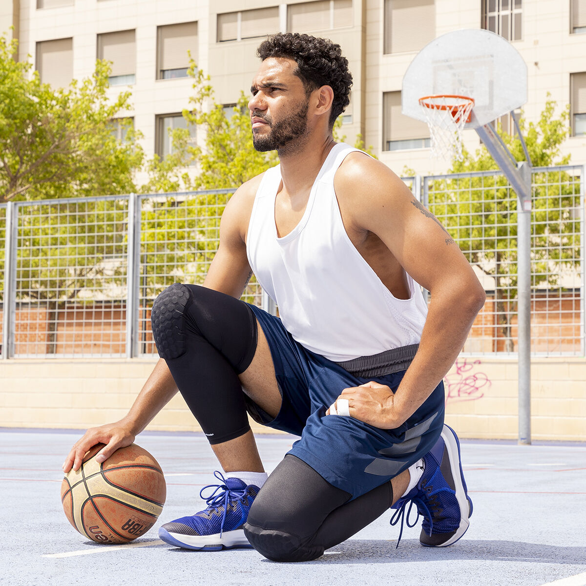 Ginocchiere Anticollisione a Nido d’Ape Hokkop InnovaGoods 2 Unità - M