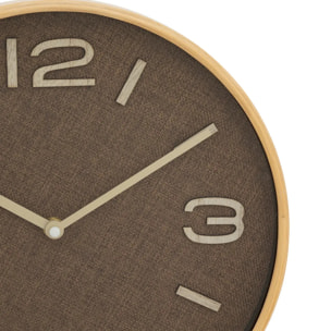 Horloge "Ellis" marron tonka D30cm