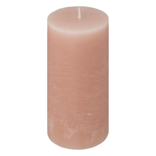 Bougie rustique - rose - 445g