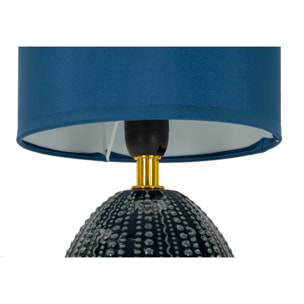 LAMPADA DA COMODINO FLAVI BLU CM Ø 15X30,5