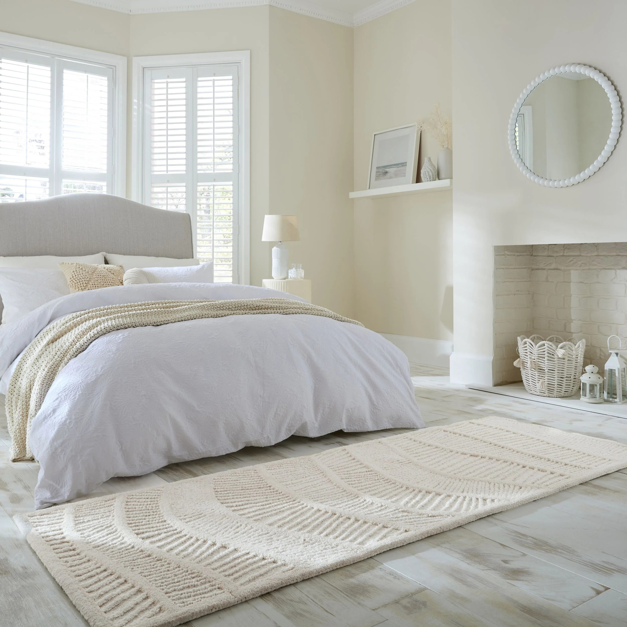 Tapis en laine de couloir VAGUES
