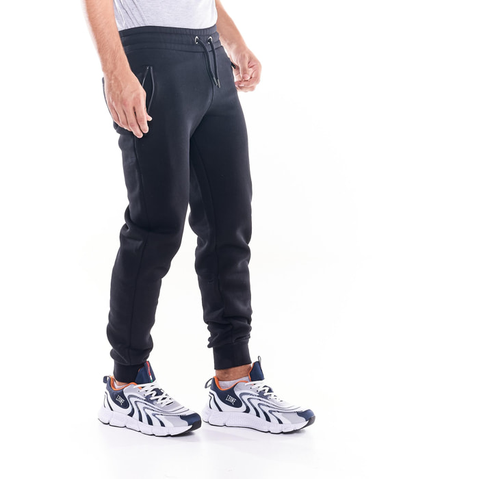 Pantalón polar hombre con elástico Soft Basic icono león