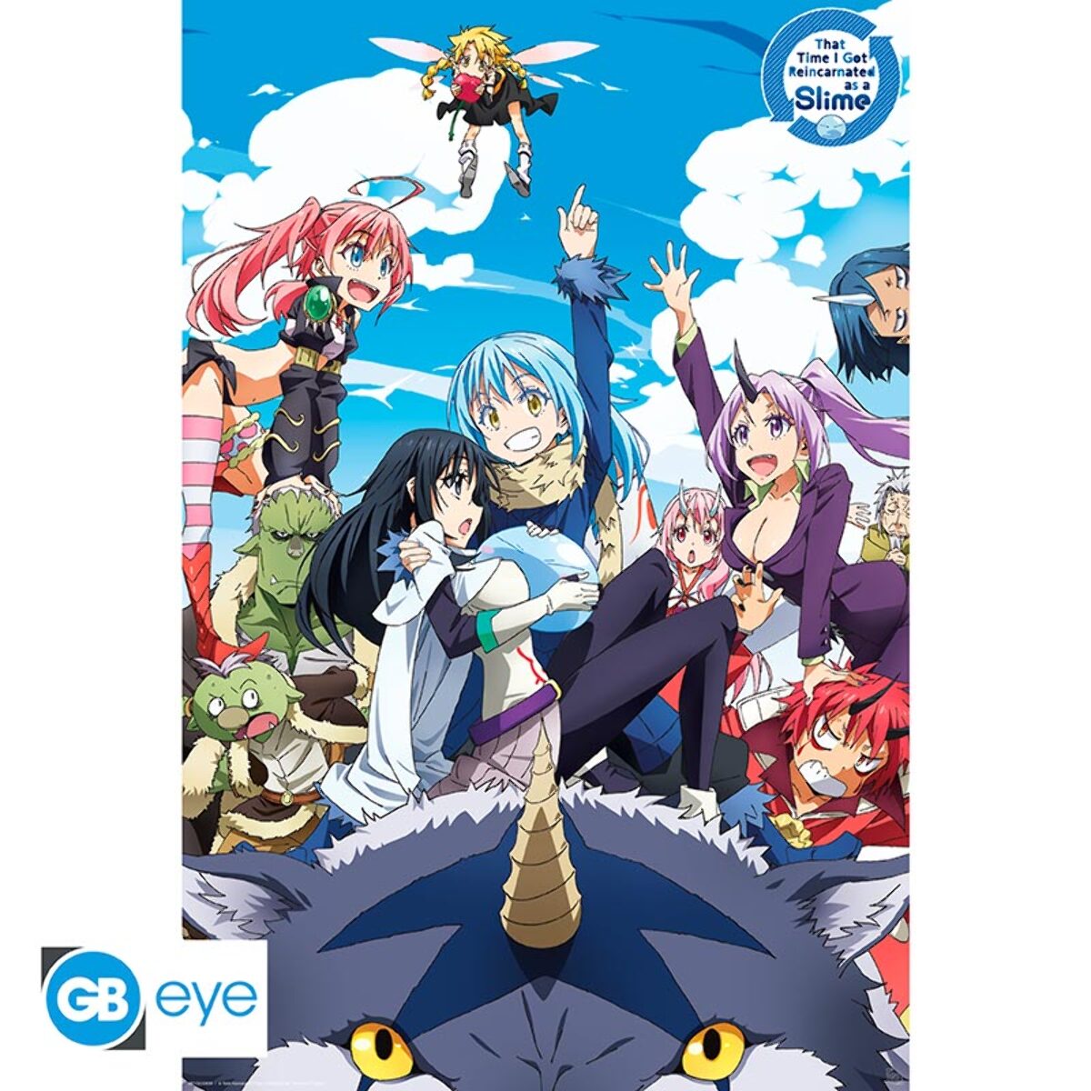 That Time I Got Reincarnated as a Slime Gruppo Poster Maxi 91.5 x 61 cm Gbeye