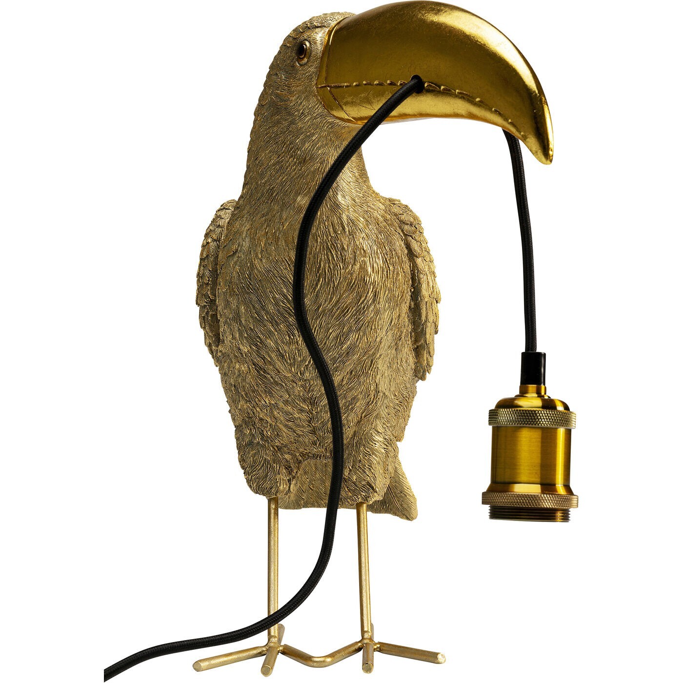 Lampe toucan doré Kare Design