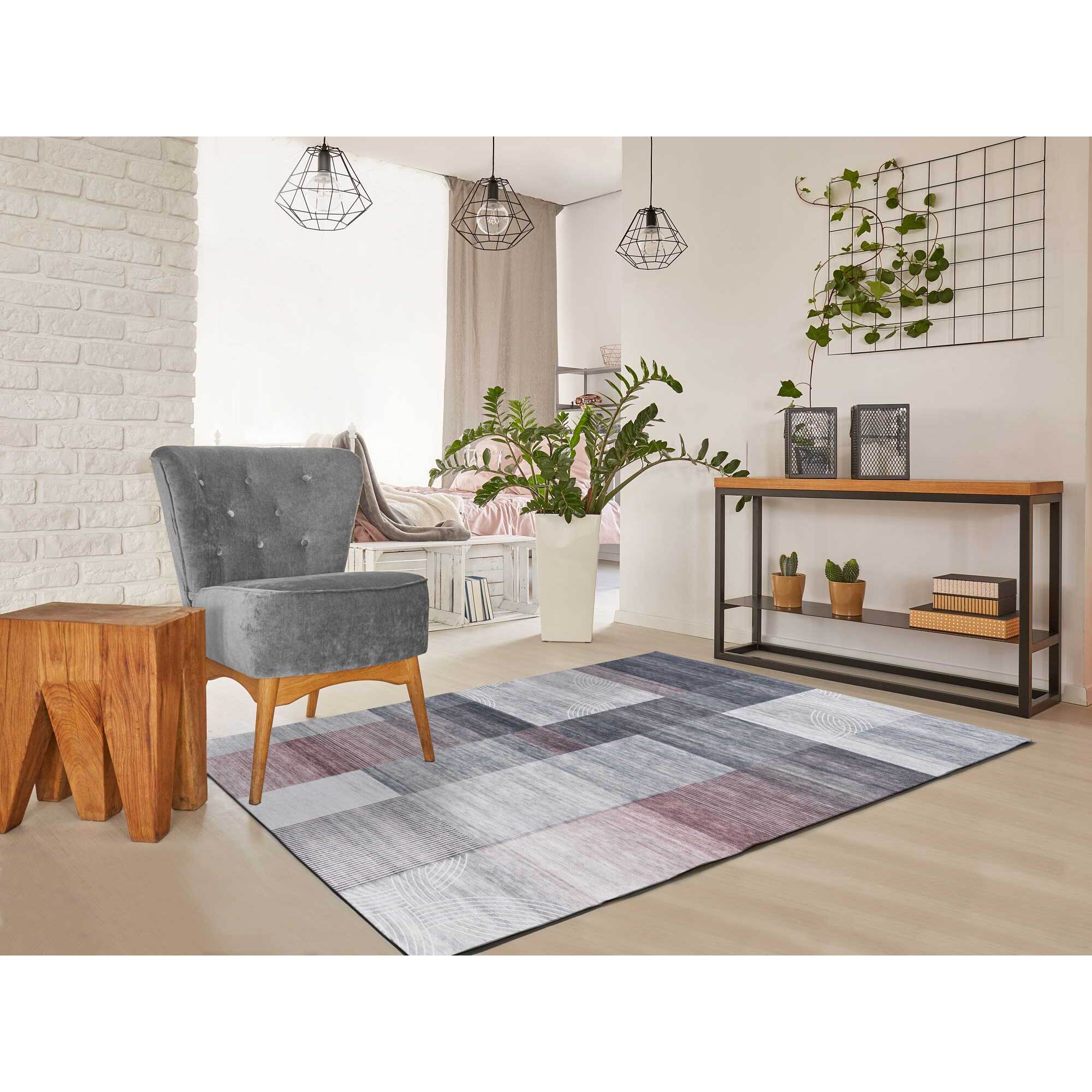 Alfombra impresa geométrica multicolor Class, varias medidas disponibles