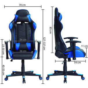 Sillón de Oficina Gaming Racer 100% regulable