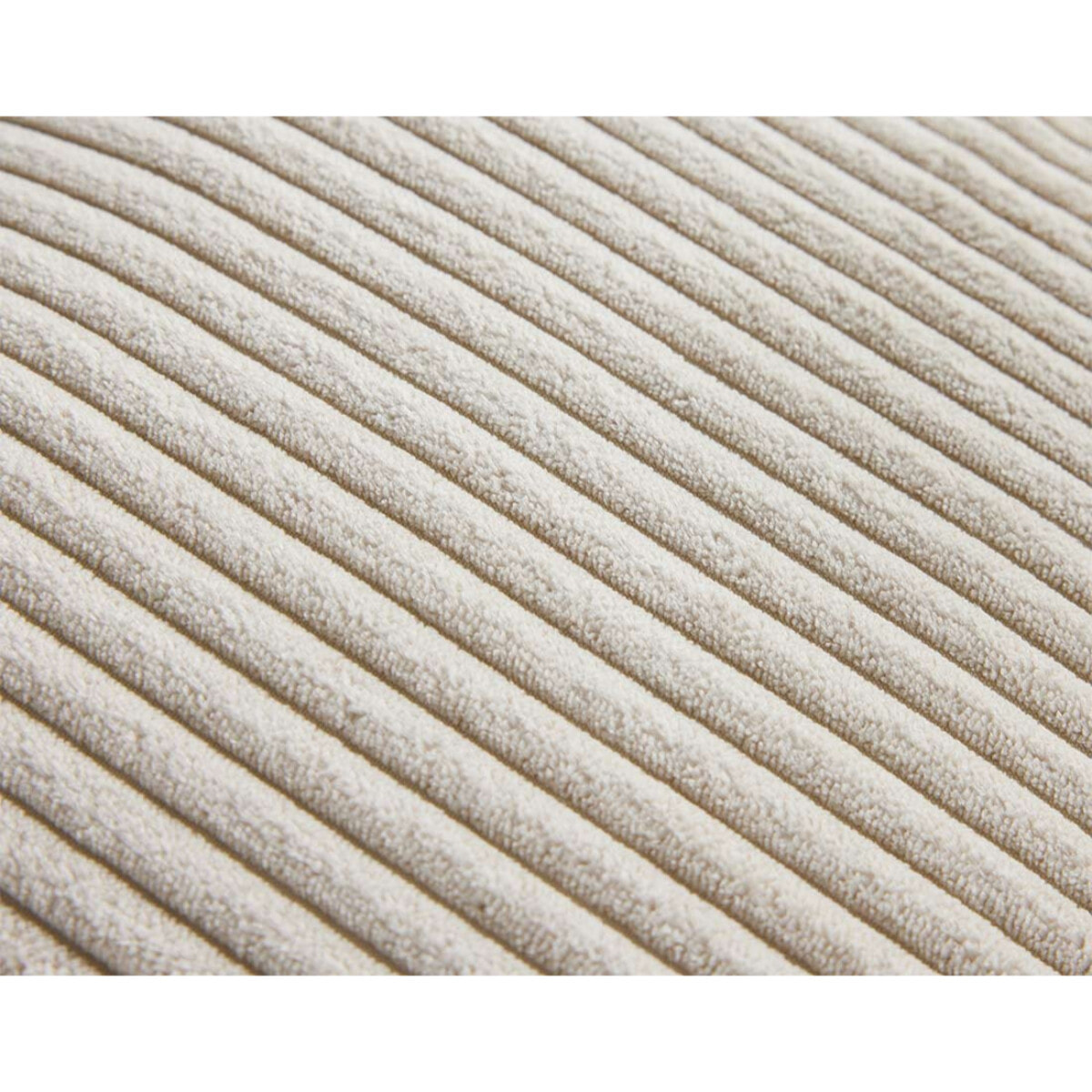 Garance - module d'assise 3 places - en velours côtelé - Beige