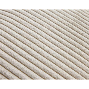 Garance - module d'assise 3 places - en velours côtelé - Beige