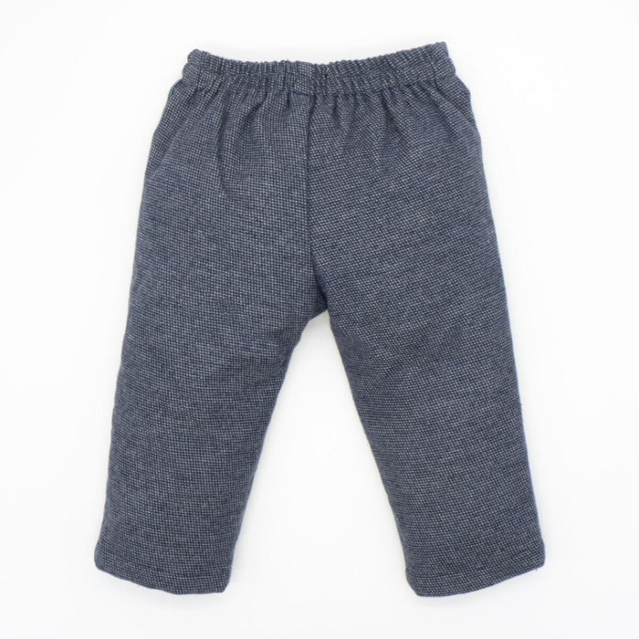 Pantalón estructura azul