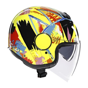 CASCO AGV ETERES E2206 ROSSI WINTER TEST 2019