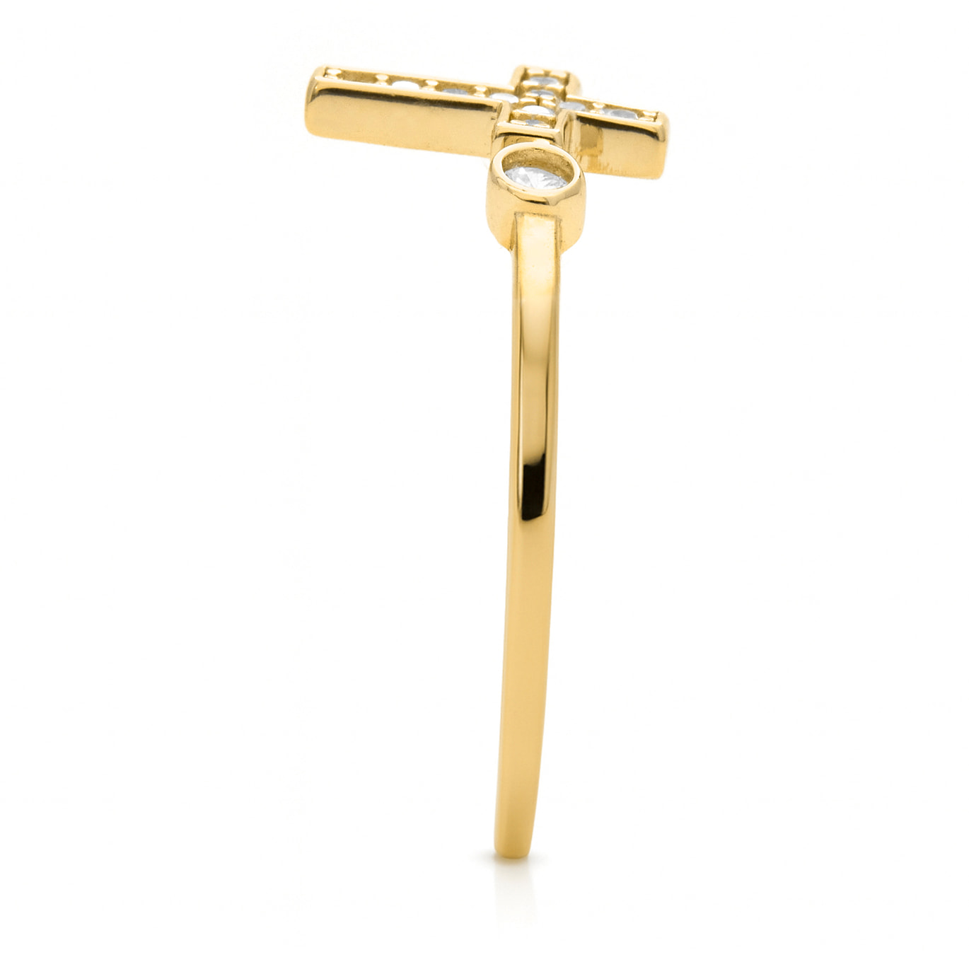 Anillo Dracka acabado oro amarillo 18k