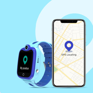 Smartwatch GPS localizador DS06 para niños. Intercomunicador, area de seguridad, comunicación de 2 vías.