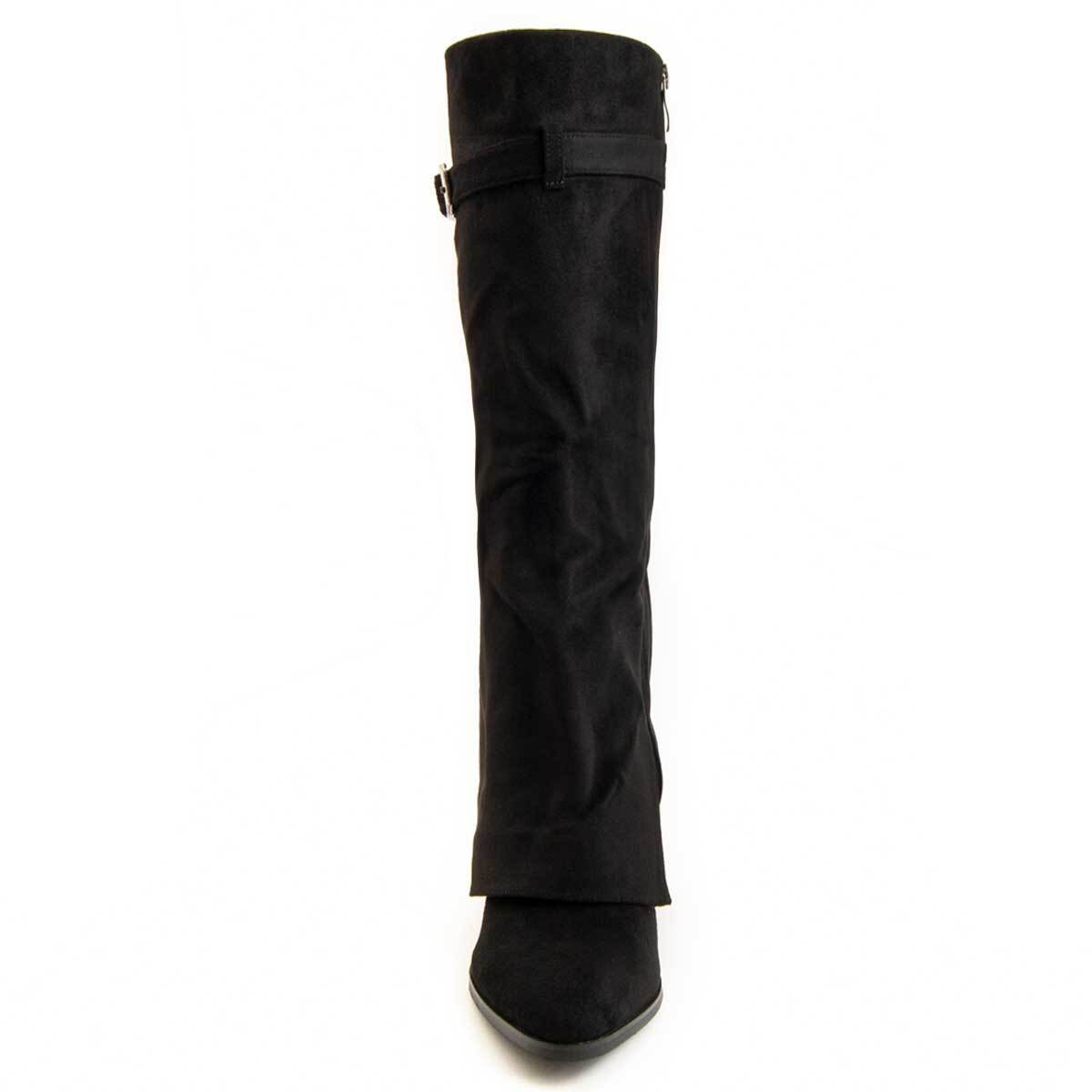 Bota De Tacón - Negro - Altura: 9 Cm