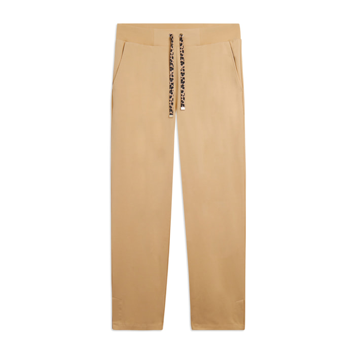 Pantaloni sportivi regular con spacchi laterali sul fondo