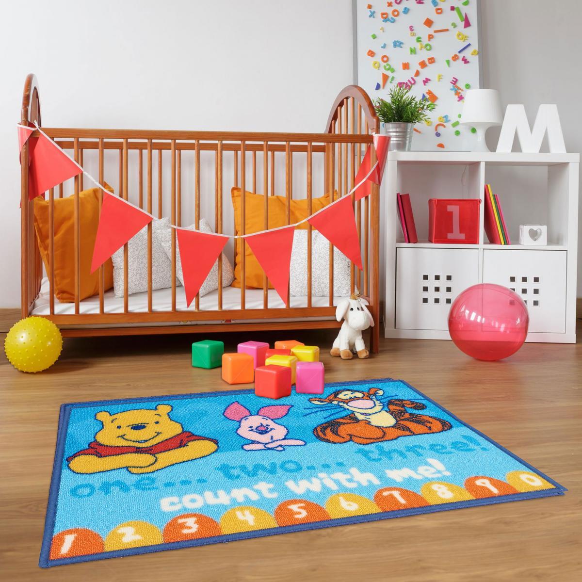 Tapis enfant Lavable 30° motif animaux KEMI