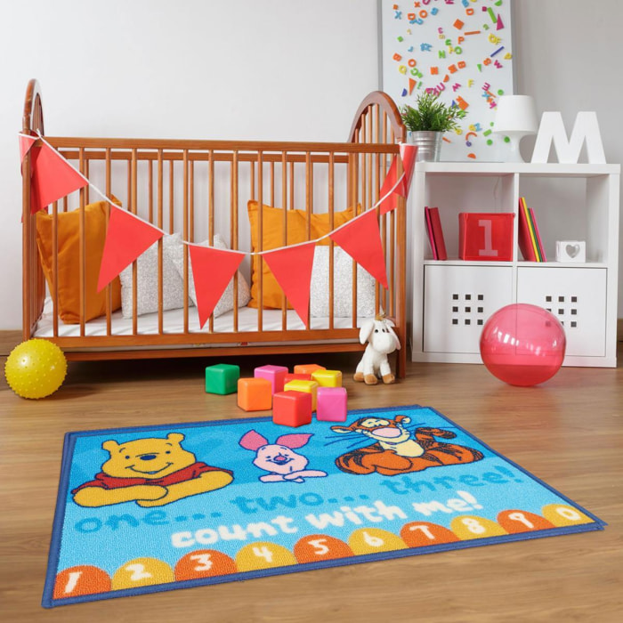 Tapis enfant Lavable 30° motif animaux KEMI