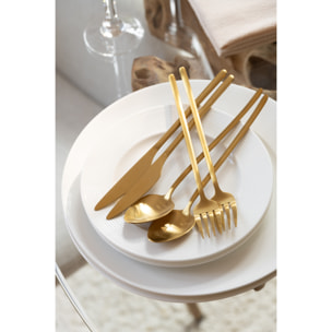 J-Line couvert - acier inoxydable - or  - box 24 pièces