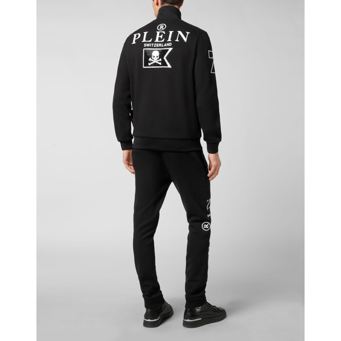 PHILIPP PLEIN Tracksuit: Top & Trousers SKULL AND PLEIN