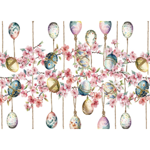 Tovaglia Pasquale Copritavolo Cucina In Stampa Digitale Disegno Blossom GI