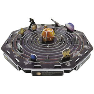 Puzzle 3D Solar system 45 piezas. 20,3x20,3x4,4 cm.