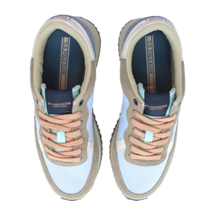 U.S. Polo Assn. - Sneakers SACHA002W4ST1 in camoscio per donna