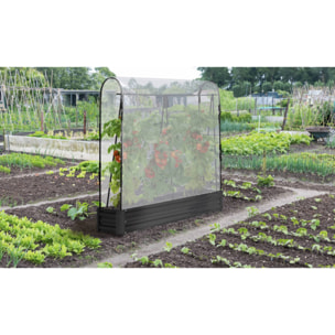 Serres de potager spéciales tomates en métal - lot de 2