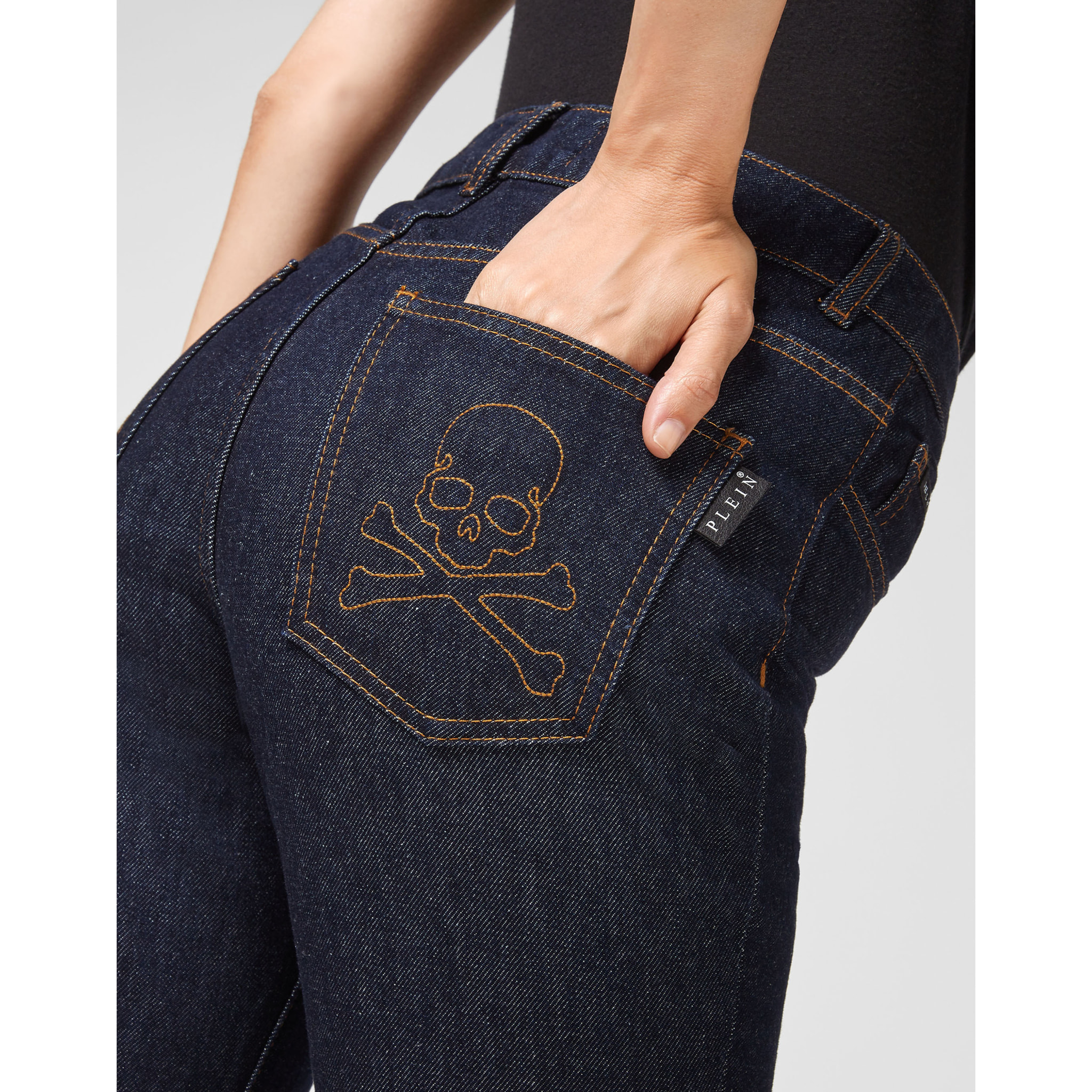 PHILIPP PLEIN Vaqueros Flare Fit SKULL