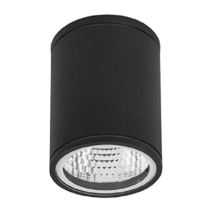 FORLIGHT Plafon Ip54 Orion Led 5,6W 3000K Negro 527Lm