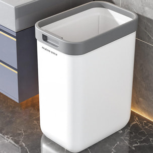 Joybos cubo de basura con soporte de pared abierto blanco