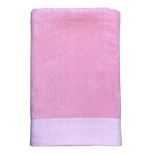 Serviette de bain éponge velours unie Shady Candy 90x160 370g/m²