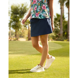 Falda Mini Azul Marino - Fabort