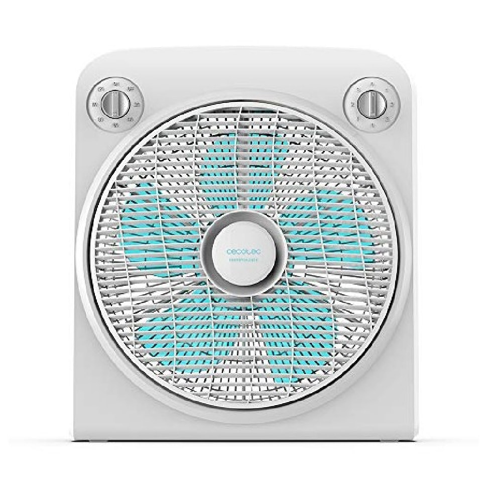 Ventilador de Suelo con Temporizador EnergySilence 6000 PowerBox. 50 W, 5 Aspas