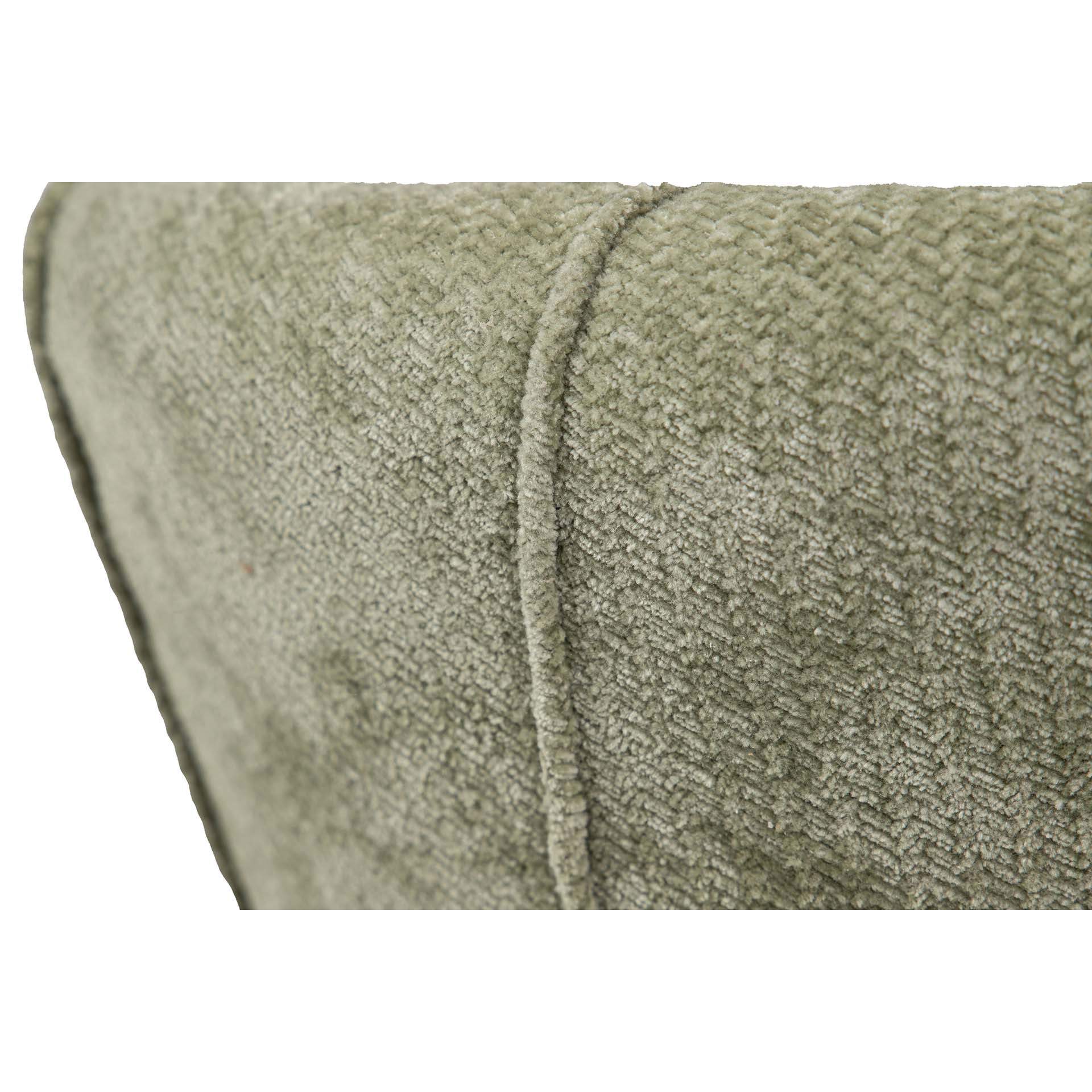 Puff Velvet Gris Verde 40x40x44 Cm