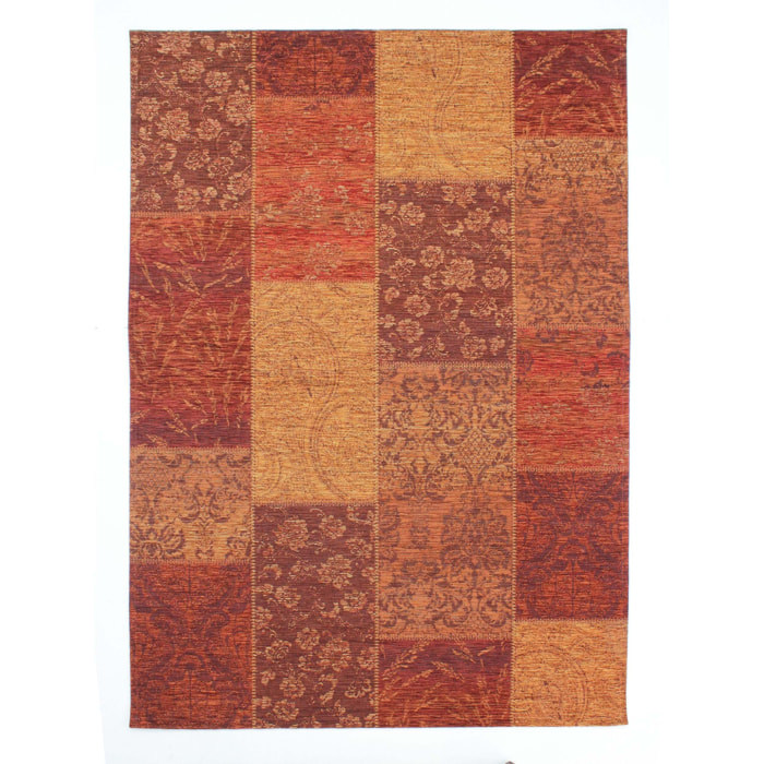 Tapis terracotta PATCHWORK Terracotta