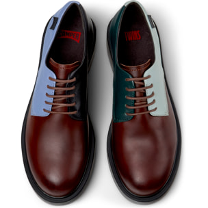 Zapatos de cordones - CAMPER Dean Twins - Multicolor - Cuero liso