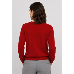 Kocca - Maglia da donna girocollo in angora e lana Donna