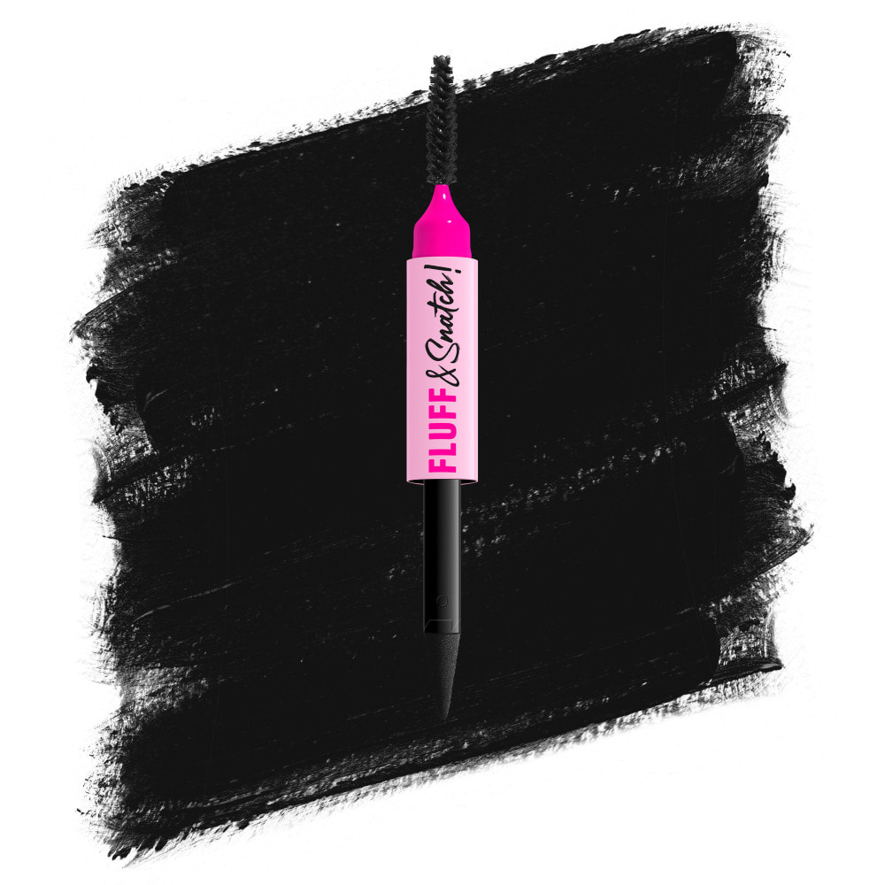 NYX Professional Makeup Fluff & Snatch Crayon Sourcil Précision Effet Poudré BLACK