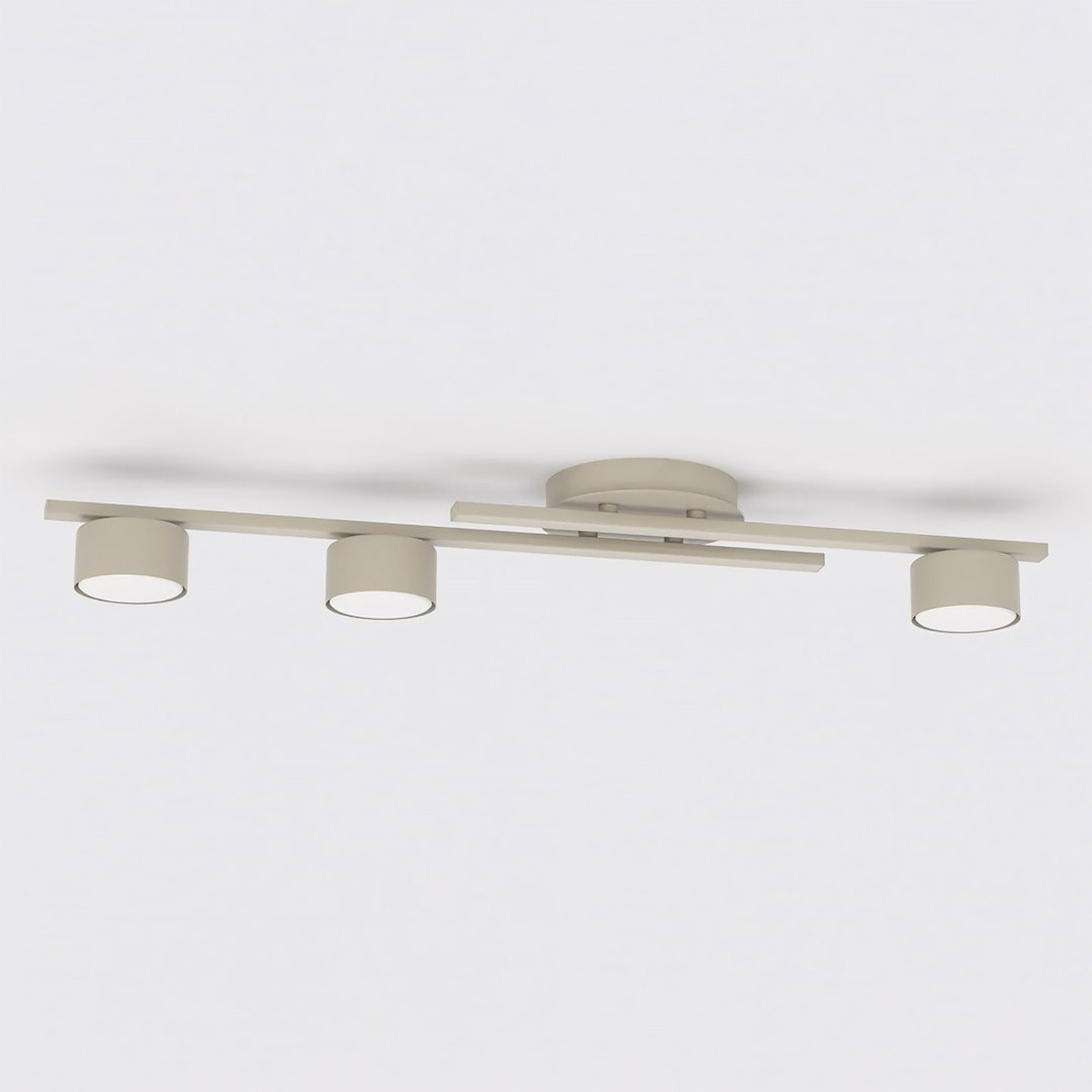 Lampada da soffitto FRAGMENT in acciaio beige