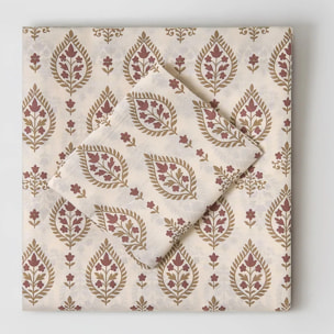Juego de sábanas de algodón nomad rosette