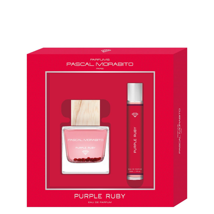 Purple Ruby - Coffret Eau de Parfum 100ml + Vapo de Voyage 30ml